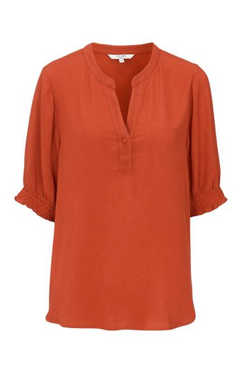 Cellbes Crepeblus med smock Rost
