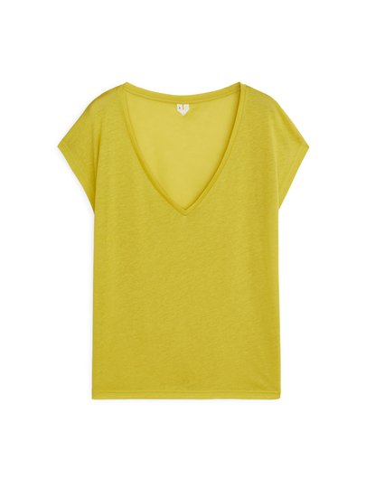 Semi-Sheer T-Shirt - Yellow