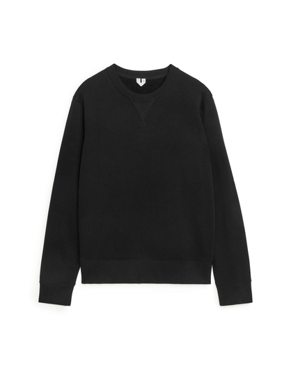 French Terry Sweatshirt - Black