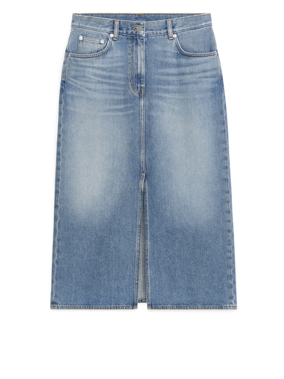 Denim Skirt - Blue