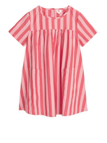 Pima Cotton Poplin Dress - Pink