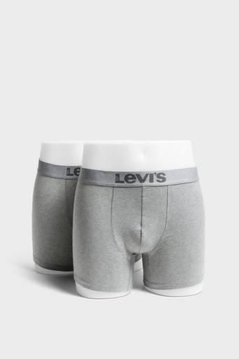 Levi's Boxerkalsonger Levi's Men Melange WB Boxer Brief Organic Co 2-pack Grå
