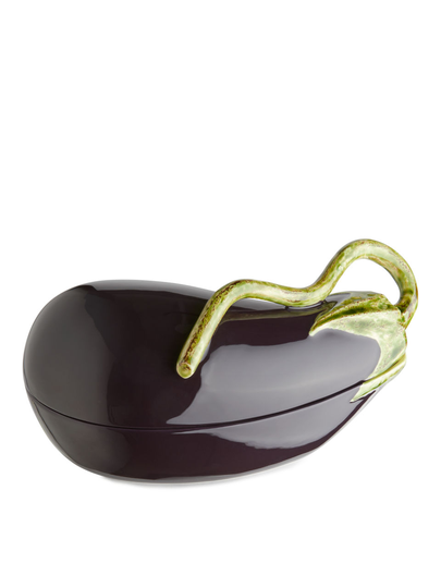 Bordallo Pinheiro Aubergine Box - Beige