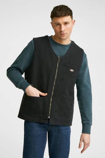 Dickies Väst Dickies Duck Canvas Summer Vest Svart