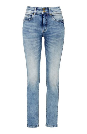 Cellbes Rak push up jeans Selena Ljusblå