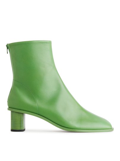 Leather Boots - Green