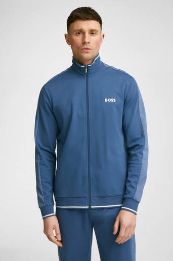 BOSS Tröja Tracksuit Jacket Blå