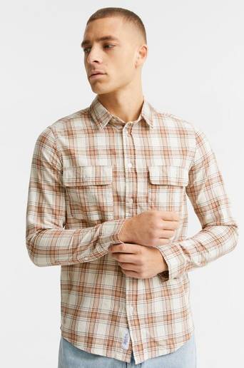 Legends Skjorta Amalfi Check Shirt Natur