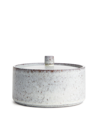 Terracotta Canister 8 cm - White