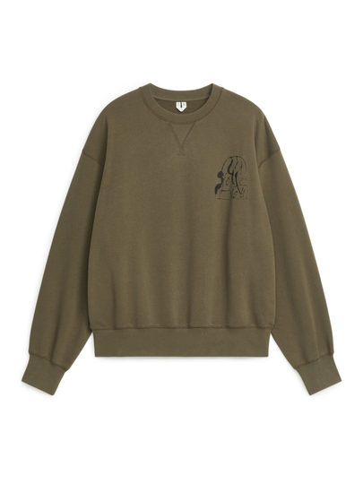 Print Sweatshirt - Green