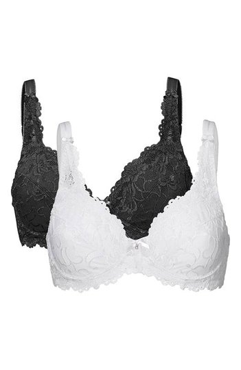 Cellbes Bygel-bh Maria 2-Pack Svart Vit