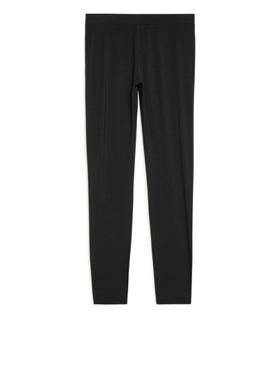 Modal Blend Leggings - Black