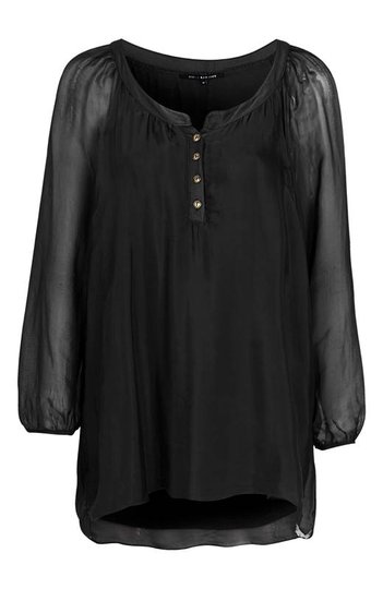 Truly mine Blus Odessa silkmix Svart