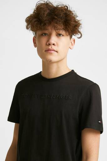 Tommy Hilfiger T-shirt Conscious Logo Tee S/S Svart