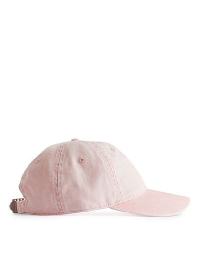 Washed Cotton Twill Cap - Orange