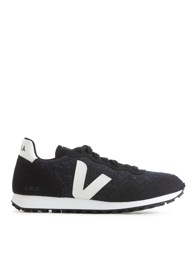 VEJA SDU Flannel Trainers - Black