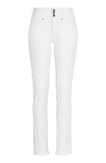 Cellbes Raka jeans med hög midja Jenny Vit