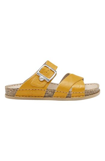 Rieker Skinnsandal Gul