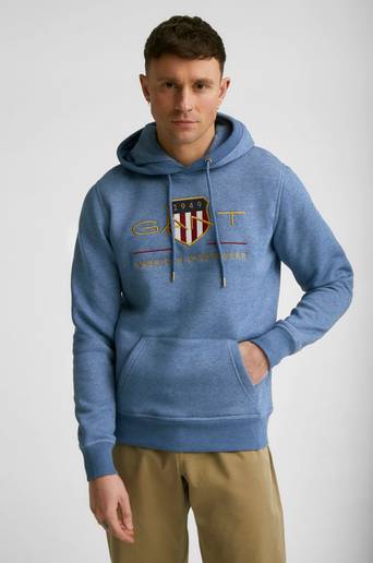 Gant Hoodie Archive Shield Hoodie Blå