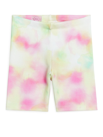 Rib Jersey Cycling Shorts - Pink