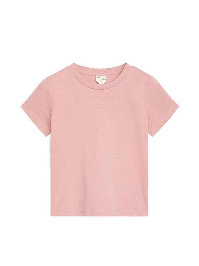 Crew-Neck T-shirt - Pink