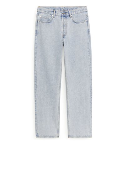 LOOSE Snow Wash Jeans - Turquoise