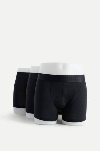 Resteröds Boxer Bamboo 3-Pack Regular Leg Svart