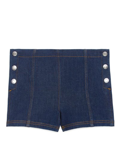 Sailor Denim Shorts - Blue