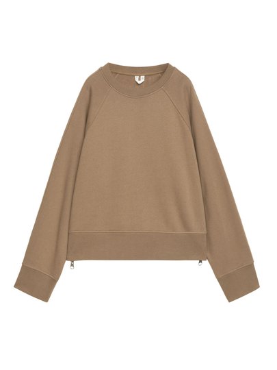 Boxy Sweatshirt - Beige