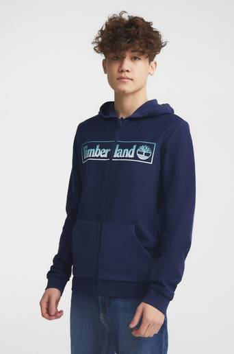 Timberland Hoodie Cardigan Suit Blå