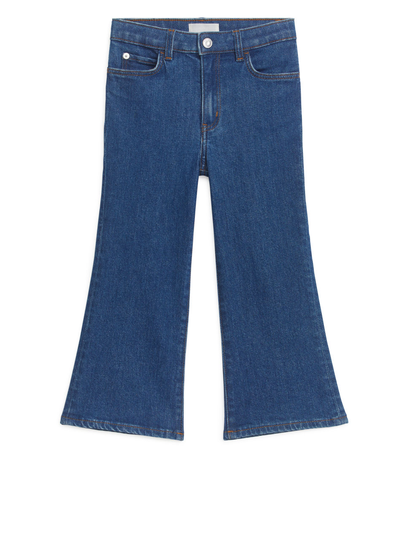 Flared Stretch Jeans - Blue