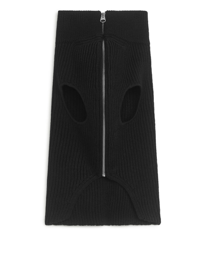 Dog Knitted Jumper - Black