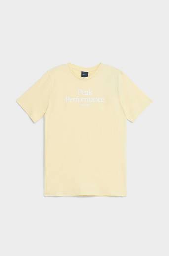 Peak Performance T-Shirt Jr Original Tee Gul
