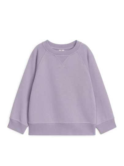 Crew-Neck Sweatshirt - Purple