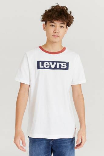 Levi's T-Shirt LVB Ringer Graphic Tee Shirt Röd