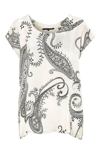 Amy's Stories Topp Margaux Grå Paisley