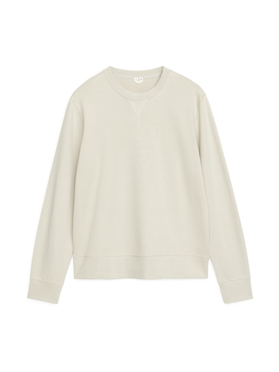 French Terry Sweatshirt - Beige