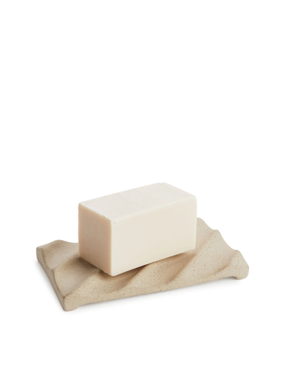 Stoneware Soap Dish - Beige