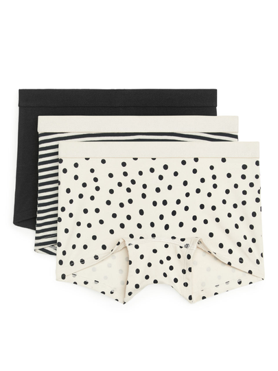 Cotton Jersey Boxer Briefs - Black