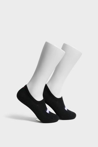 Tommy Hilfiger 2-Pack Strumpor TH Footie High Cut 2P Flag Svart