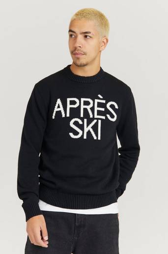 Studio Total Stickad tröja Après Ski Knit Svart