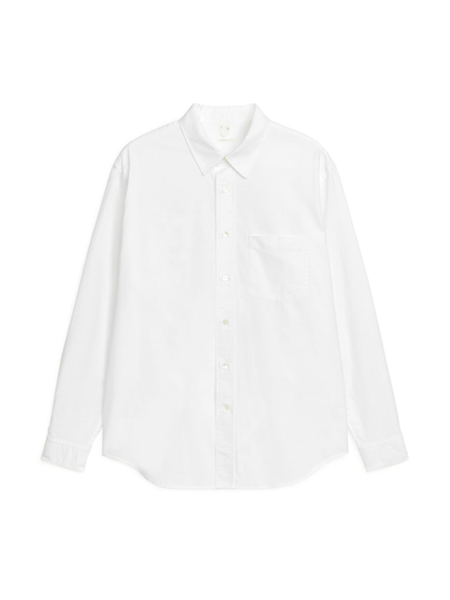 Relaxed Oxford Shirt - White