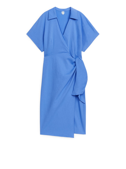 Wrap Dress - Blue