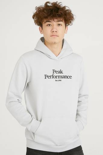 Peak Performance Hoodie Jr Original Hood Grå