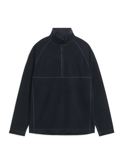 Active Fleece Half-Zip Jacket - Blue