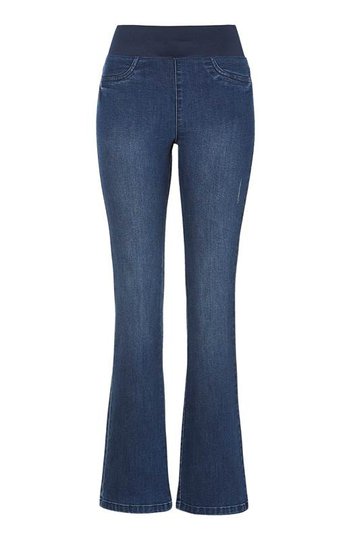 Freequent Jeggings Bootcut Shantal Blå denim