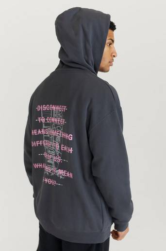 Preach Hoodie Morse Code Zip H Grå
