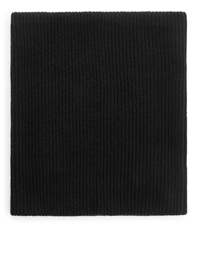 Cashmere Blend Snood - Black