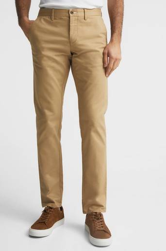 Gant Chinos Slim Tech Prep Chino Brun