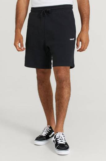 Levi's Shorts Red Tab Sweatshorts Light Mist Svart